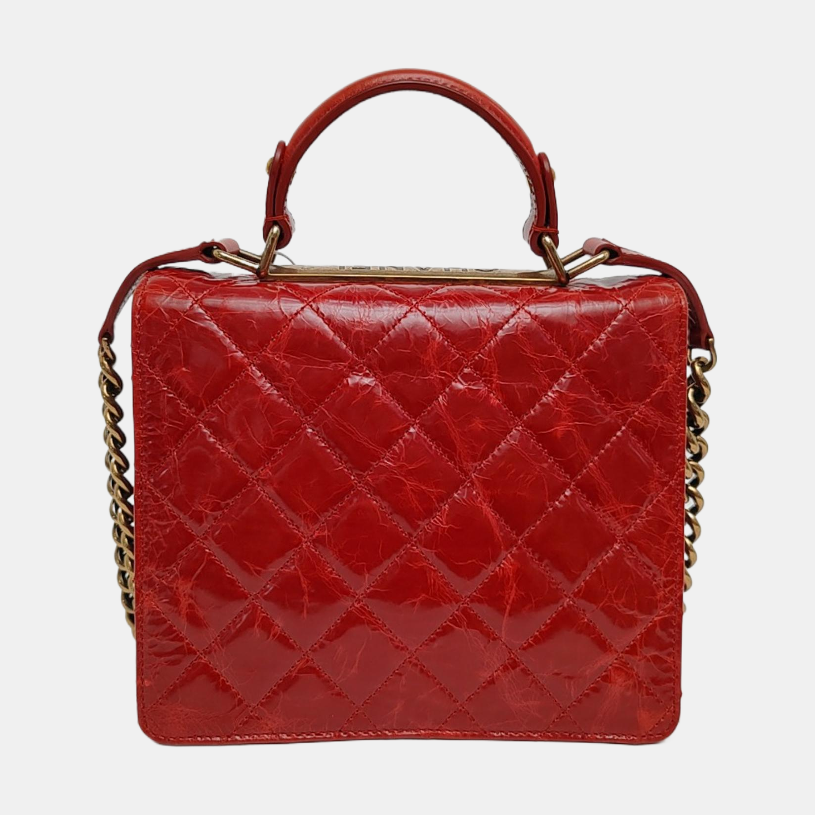 Authenticated pre-owned  2.55 Quilted Calfskin Red - Shoulder Bag at Looply