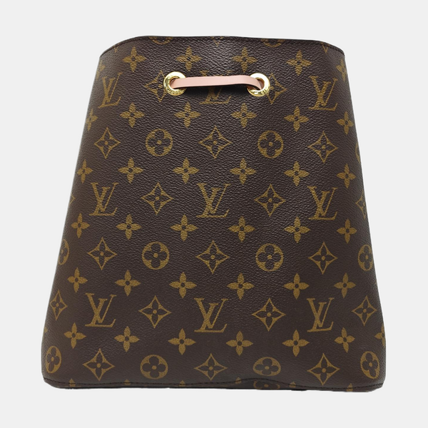 NÉONOÉ MM Monogram Coated Canvas Brown