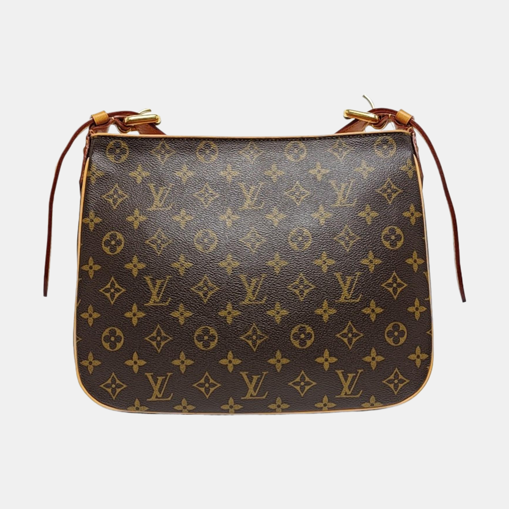HUDSON GM Monogram Coated Canvas Brown