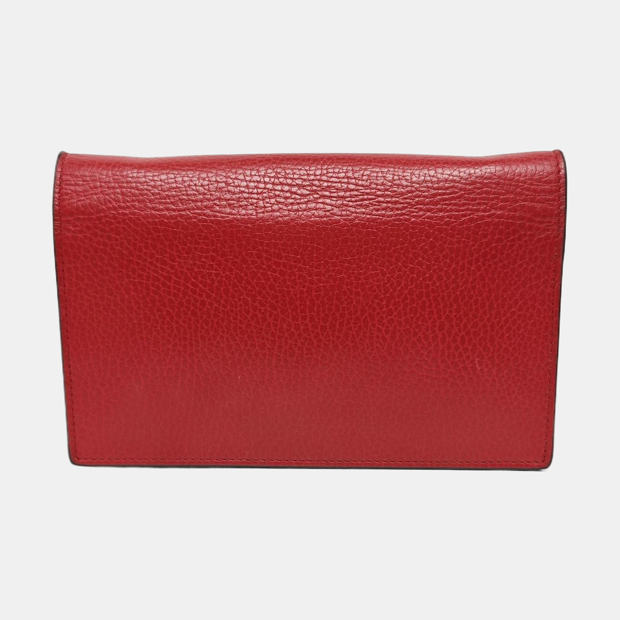 Interlocking G Small Calfskin Red