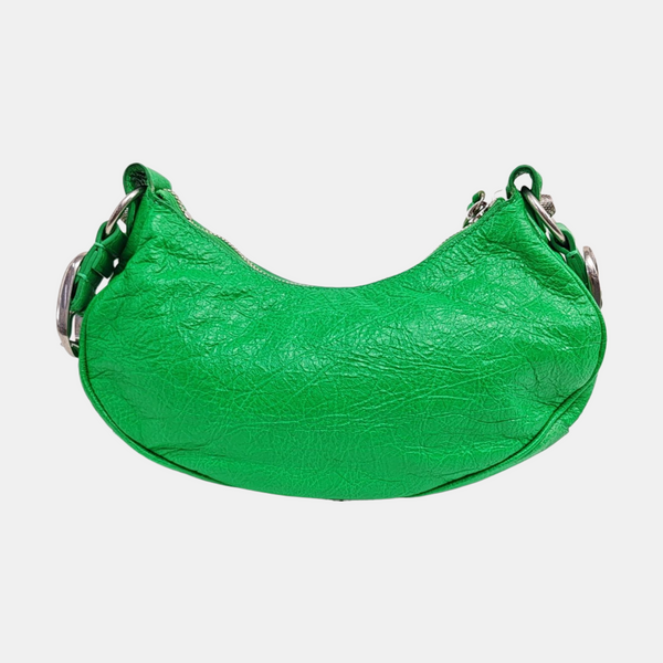 Le Cagole Mini Lambskin Green