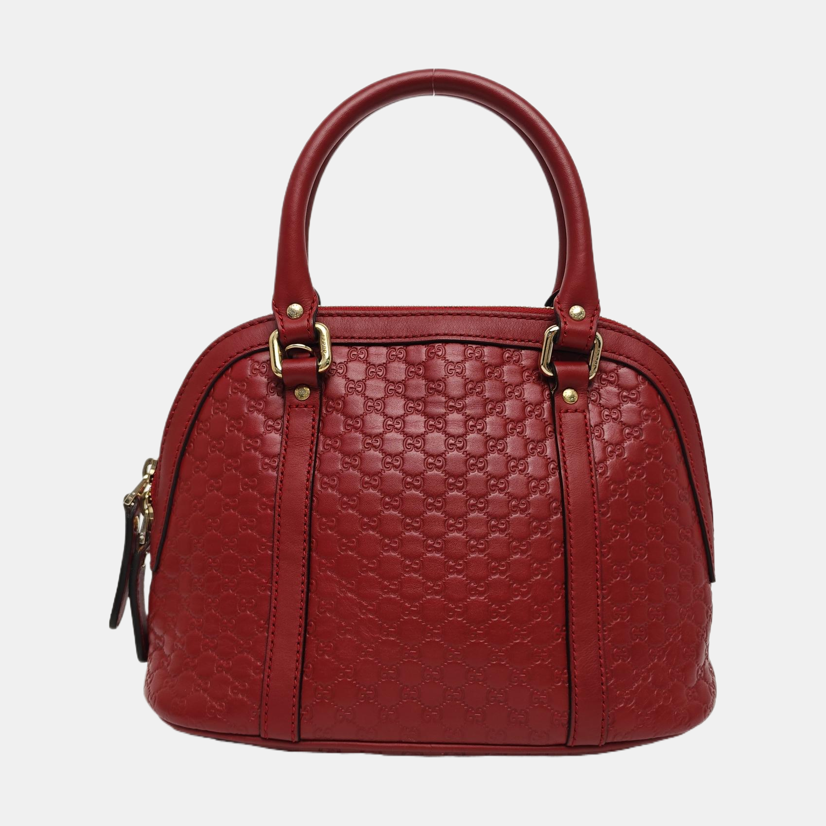 Microguccissima Monogram Calfskin Red