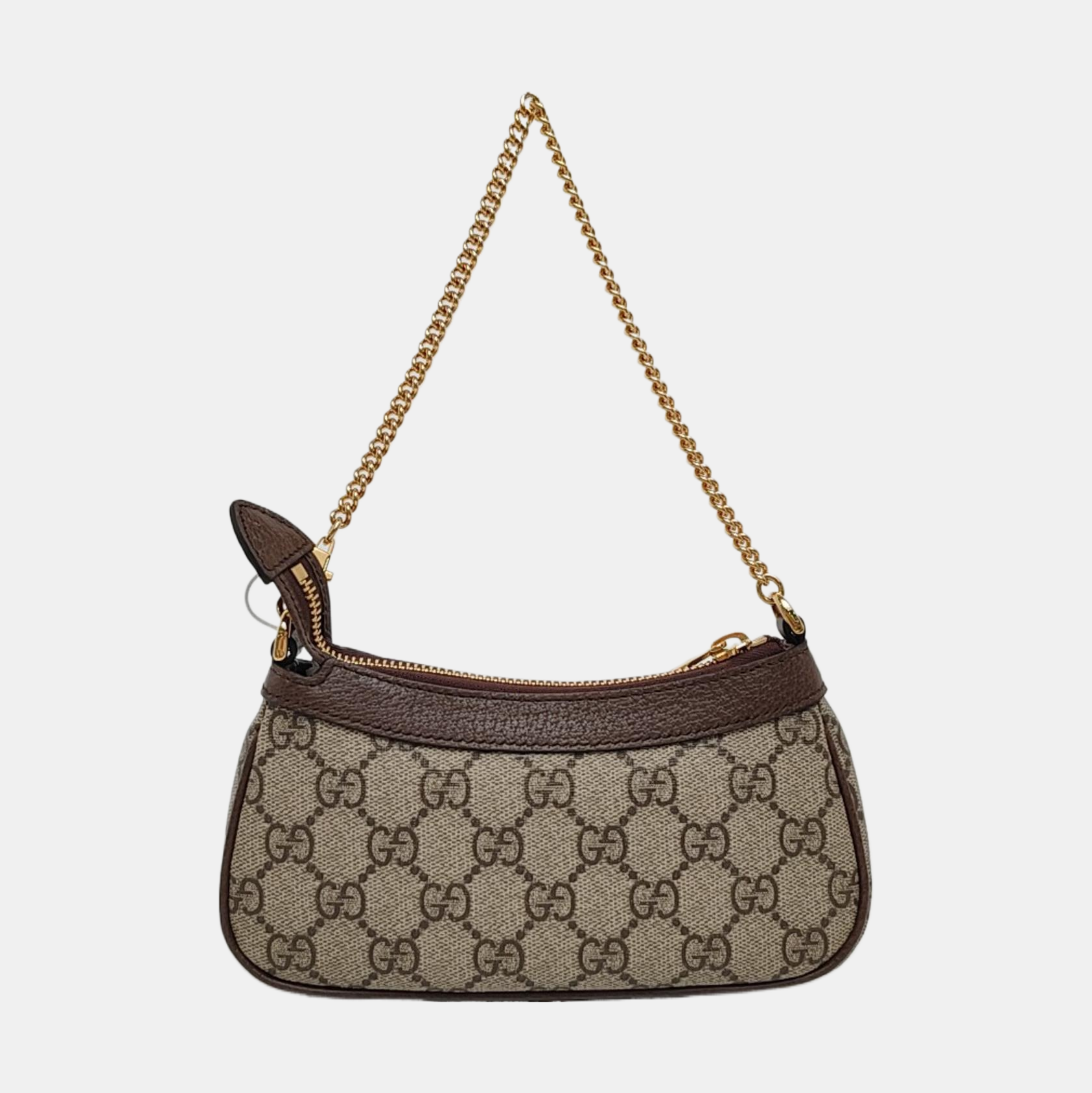 Ophidia Mini Monogram Lona Revestida Beige