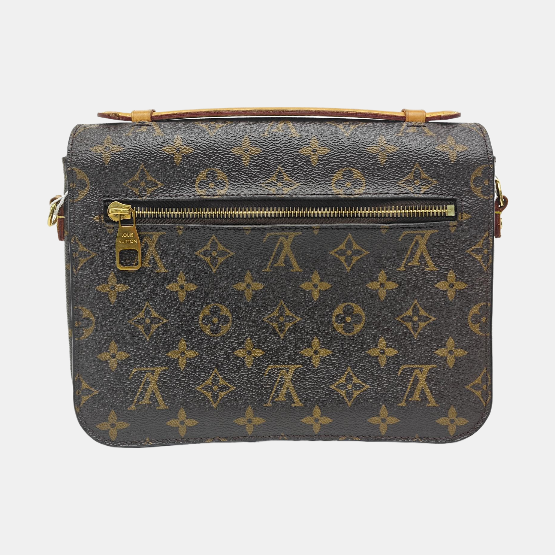 MÉTIS MM Monogram Coated Canvas Brown