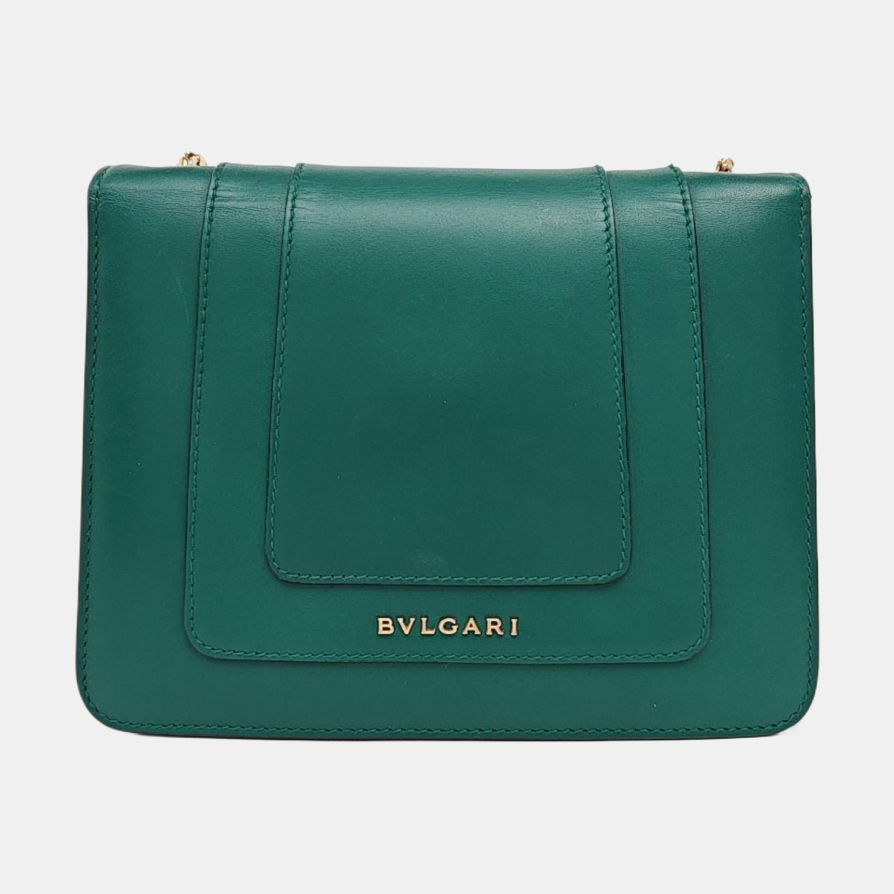 SERPENTI FOREVER Small Calfskin Green