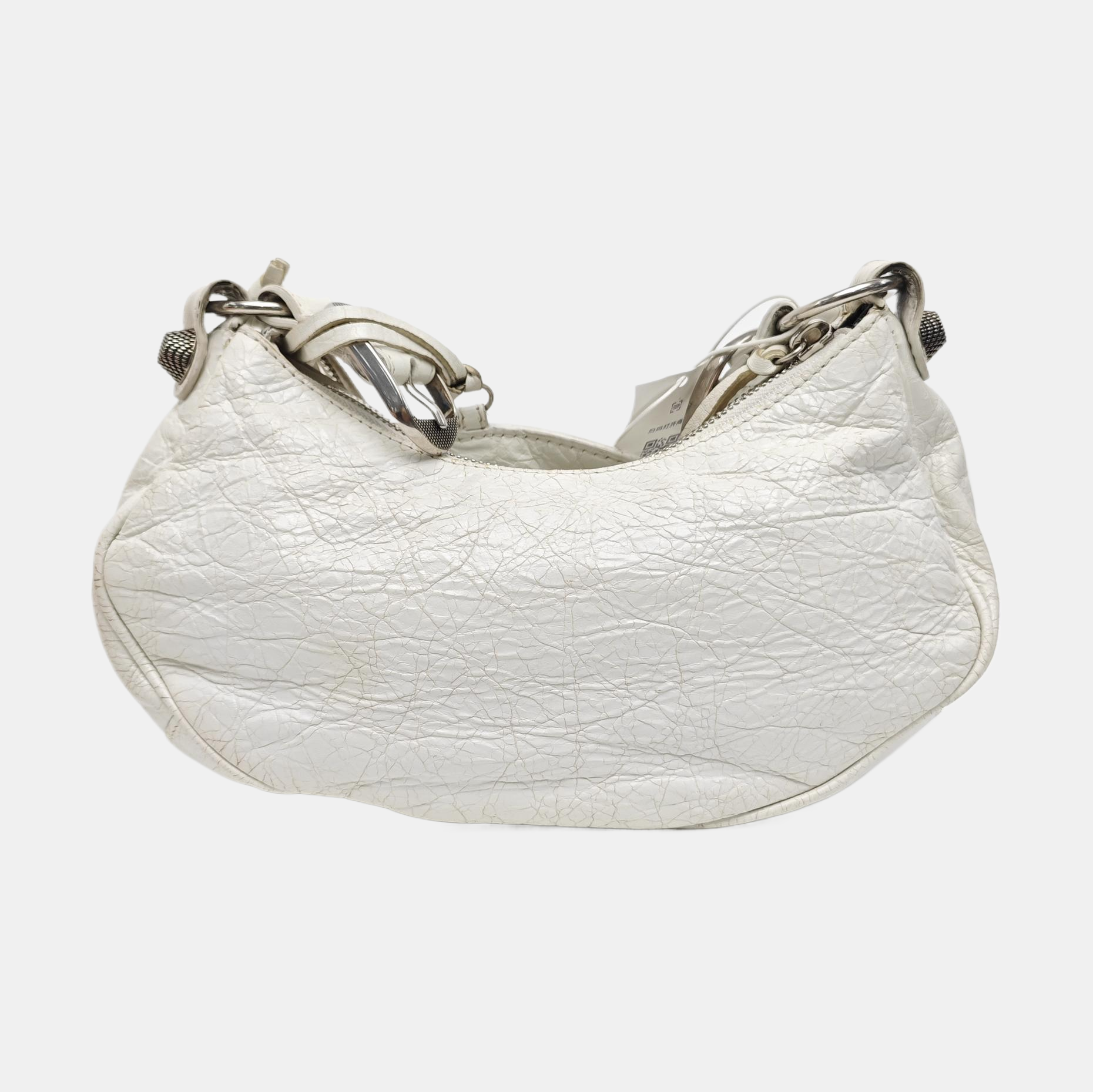 Le Cagole Mini Lambskin White