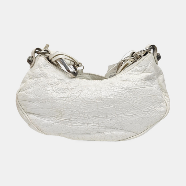 Le Cagole Mini Lambskin White