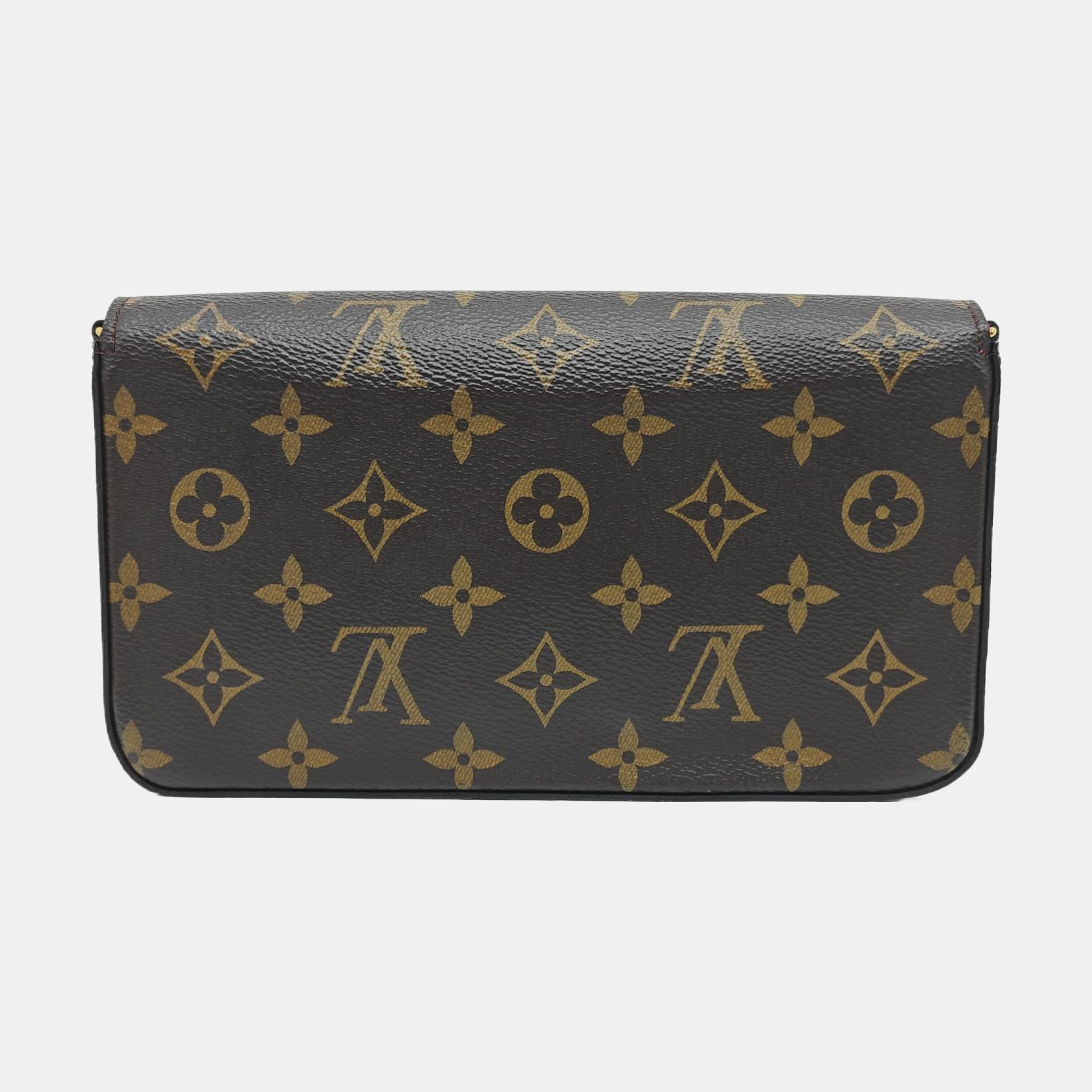 FÉLICIE Monogram Coated Canvas Brown