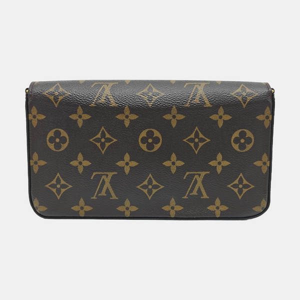 FÉLICIE Monogram Coated Canvas Brown