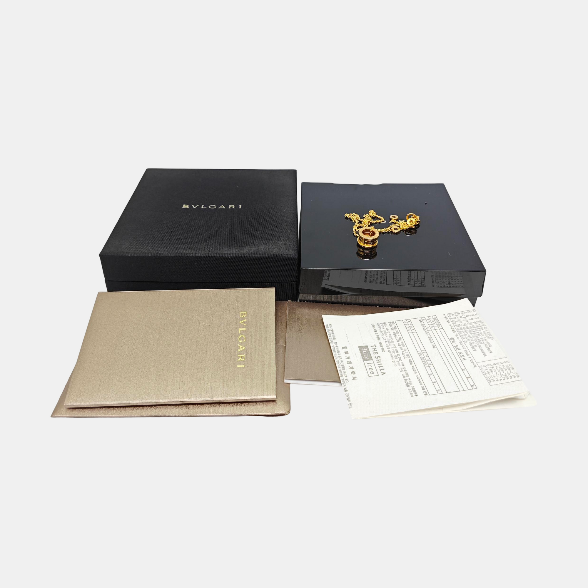 B.ZERO1 18k Rose Gold Necklace