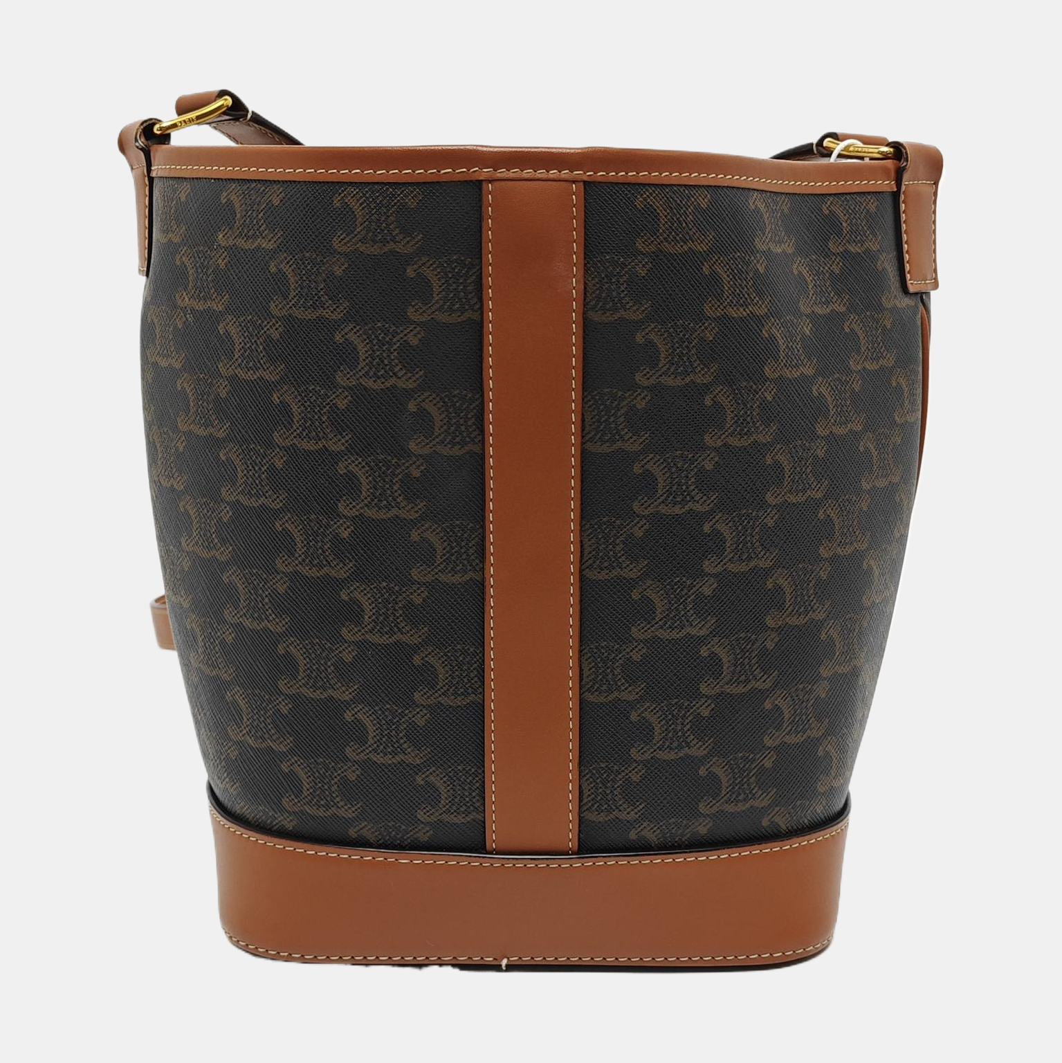 TRIOMPHE CANVAS Small Coated Canvas Brown
