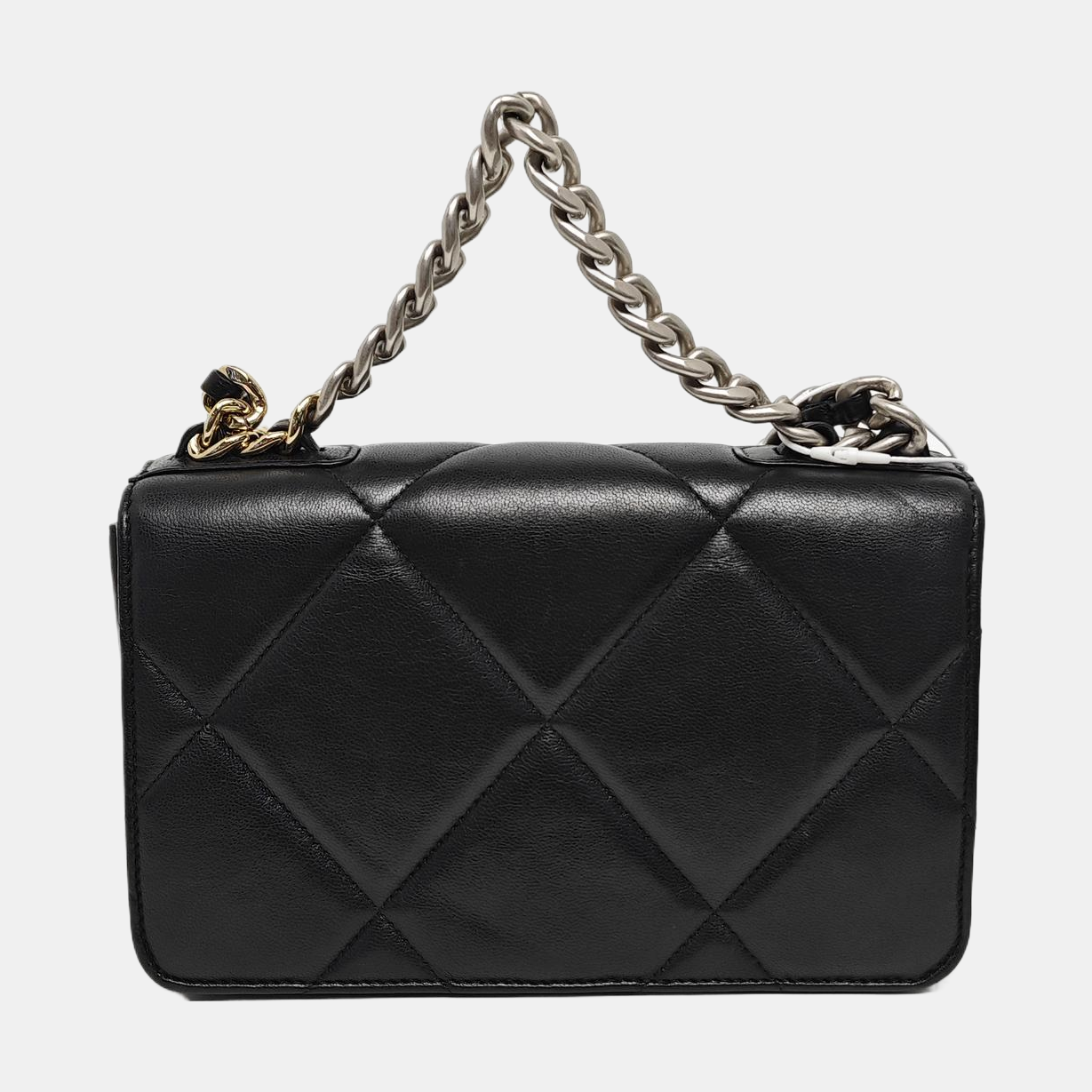 CHANEL 19 Small Quilted Lambskin Black