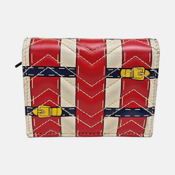 GG Marmont Mini Calfskin Multicolor Wallet
