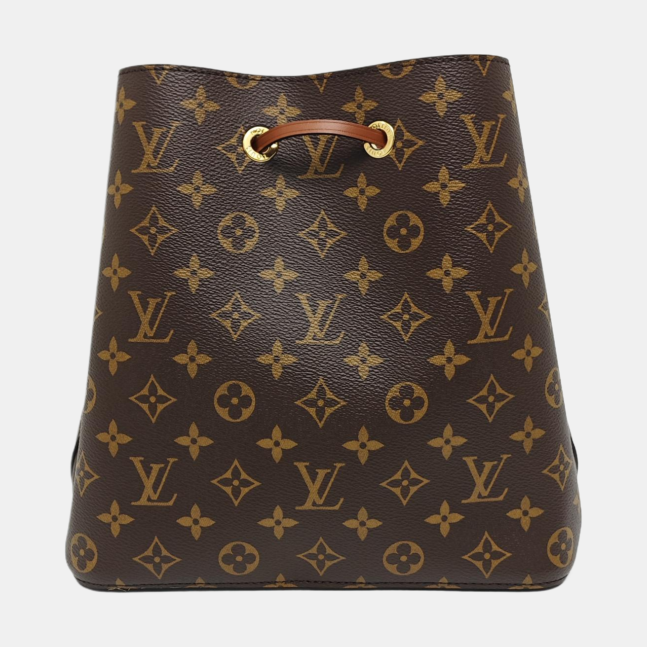 NÉONOÉ MM Monogram Coated Canvas Brown