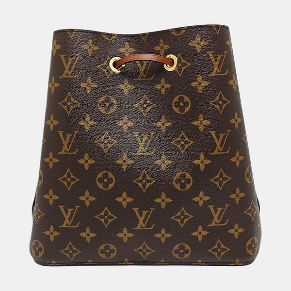 NÉONOÉ MM Monogram Coated Canvas Brown