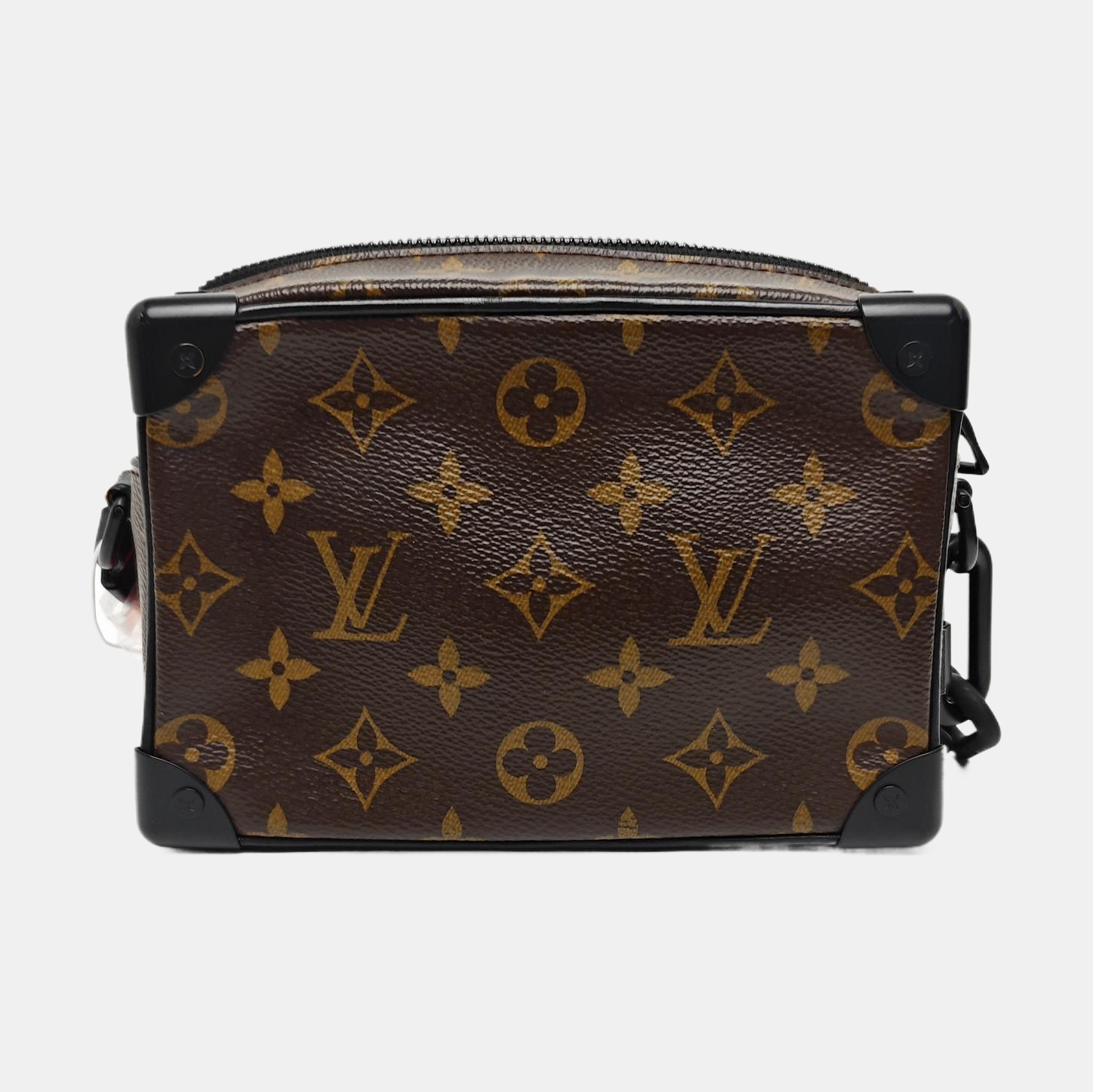 SOFT TRUNK Mini Monogram Coated Canvas Brown