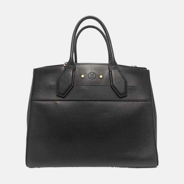 CITY STEAMER MM Calfskin Black