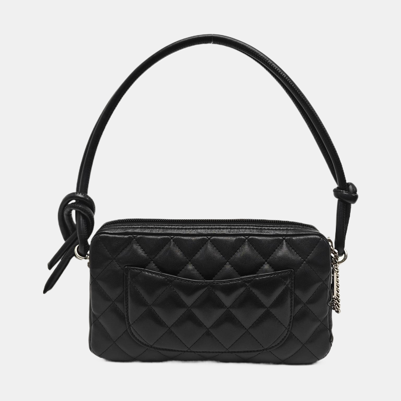 CAMBON Small Quilted Calfskin Black