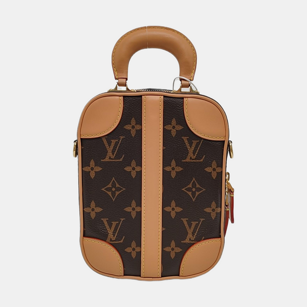 VALISETTE Monogram Coated Canvas Brown