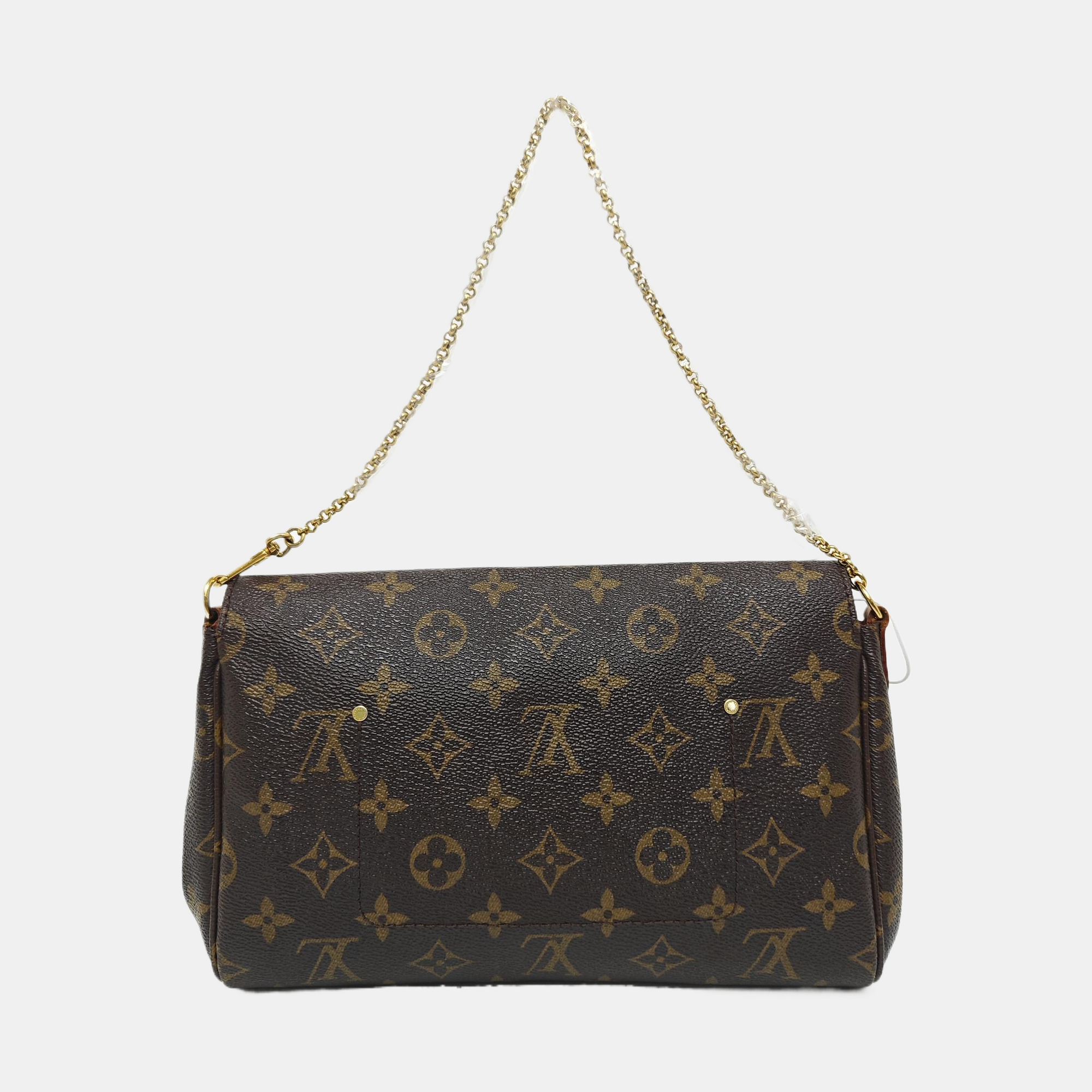 FAVORITE MM Monogram Coated Canvas Brown