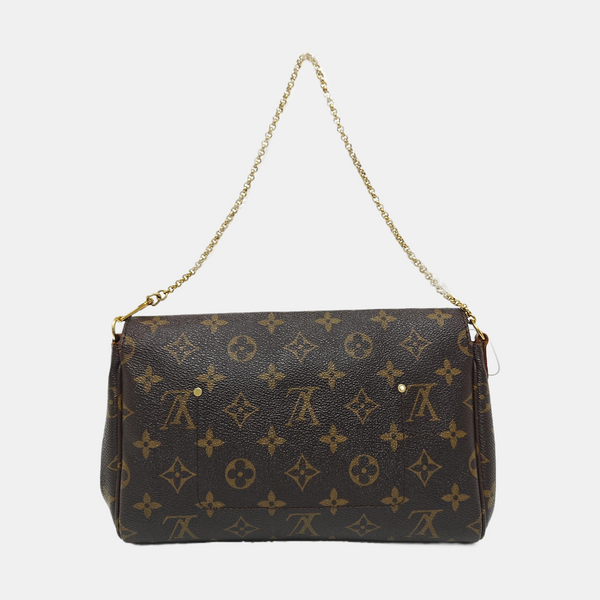FAVORITE MM Monogram Coated Canvas Brown