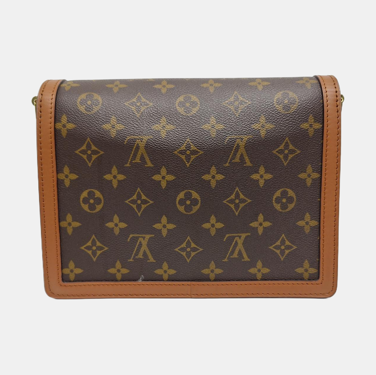 DAUPHINE MM Monogram Coated Canvas Brown