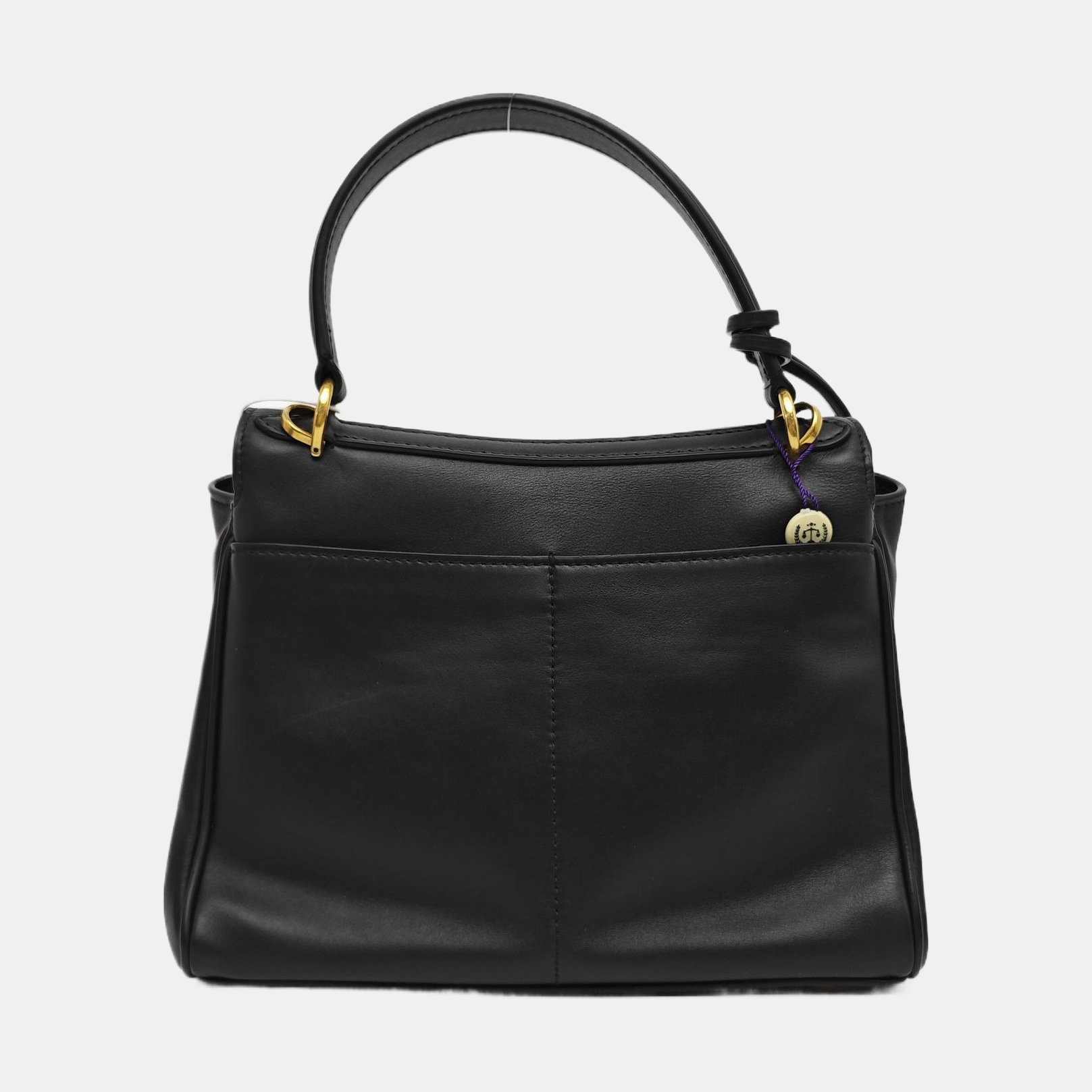 Calfskin Shoulder Bag Mini Black
