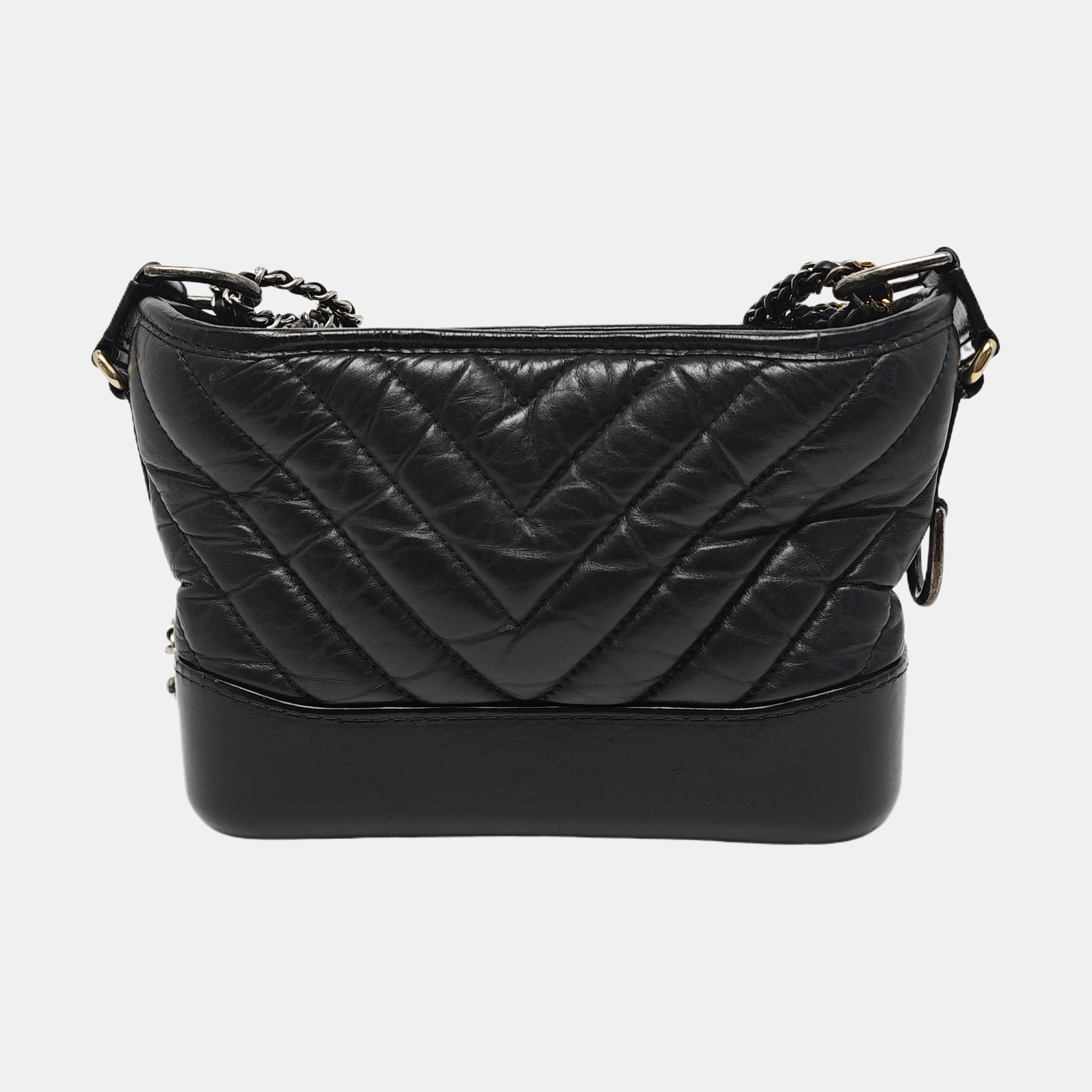 Authenticated pre-owned  GABRIELLE Small Quilted Calfskin Black - Shoulder Bag at Looply