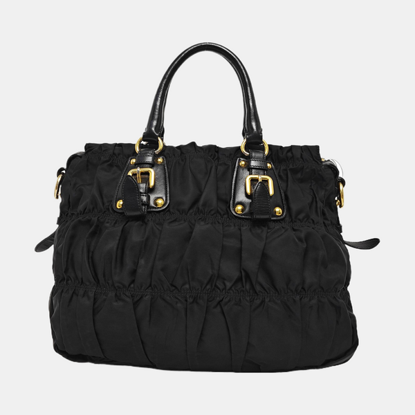 Gaufre Nylon Black