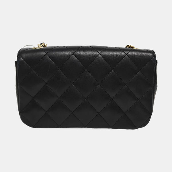 Quilted Lambskin Black