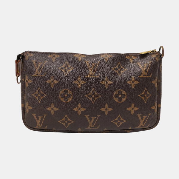 ACCESSOIRES Monogram Coated Canvas Brown