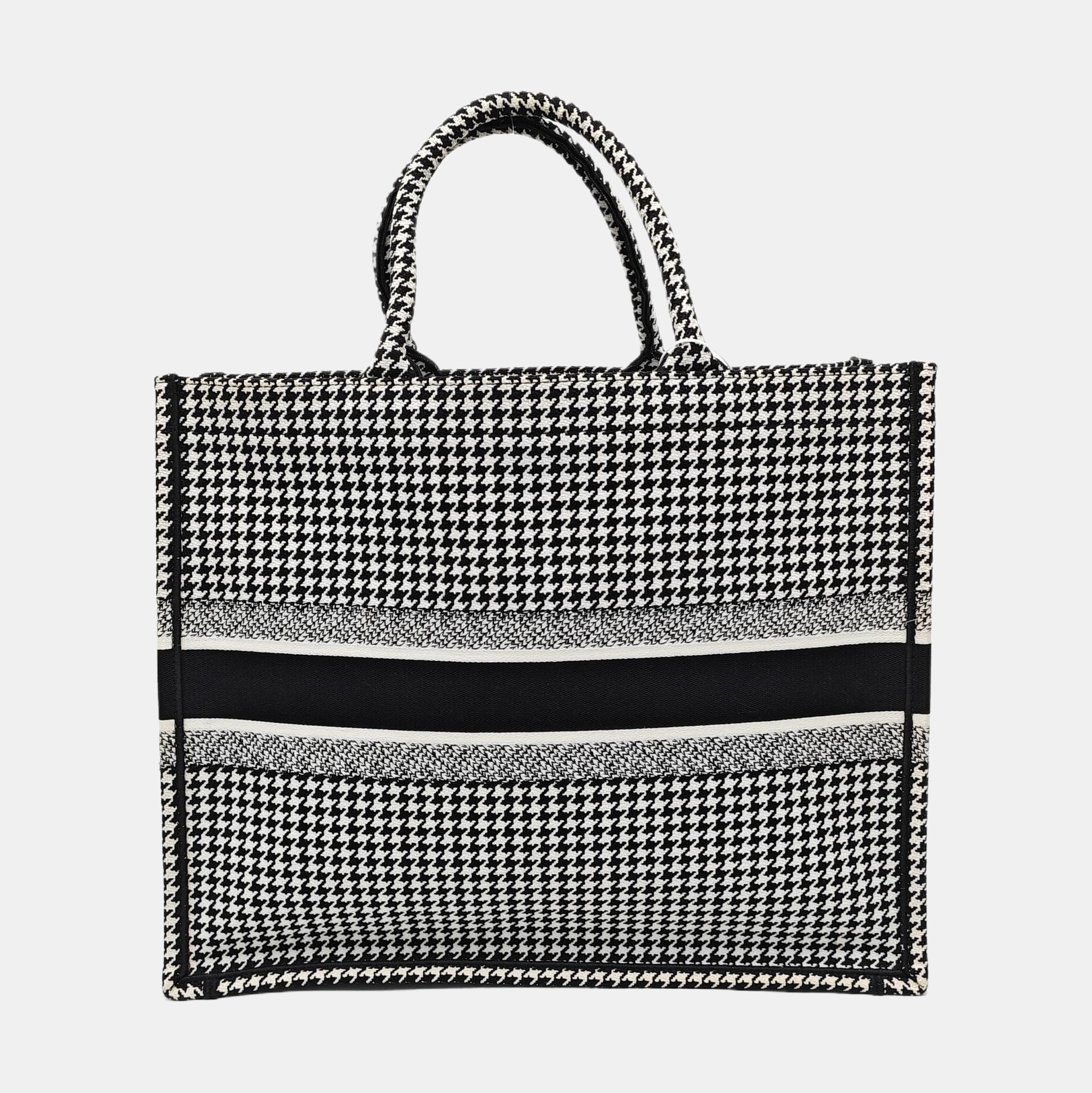 Book Tote Large Canvas Black