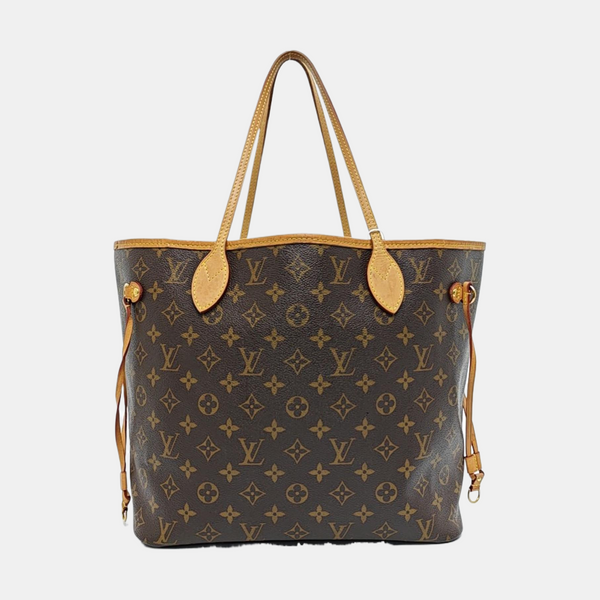 NEVERFULL MM Lona Monogram Revestida Marrón