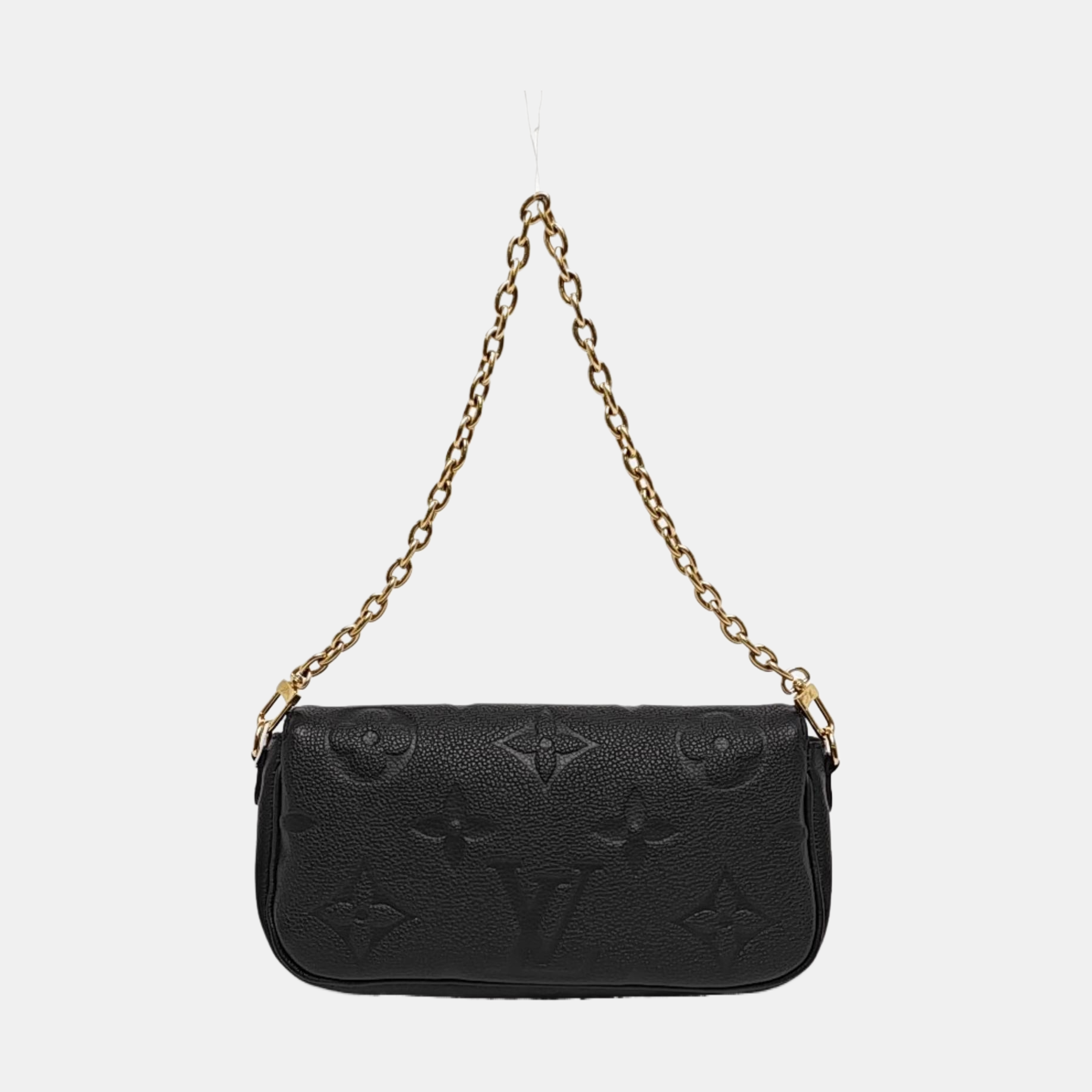 IVY Monogram Calfskin Black
