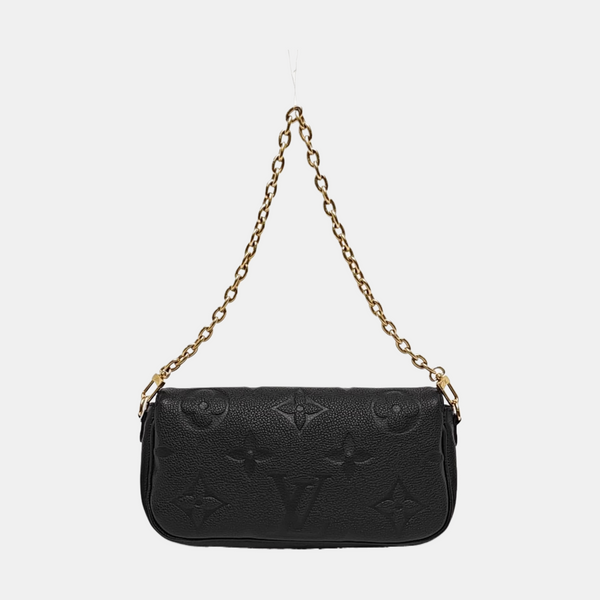 IVY Monogram Calfskin Black
