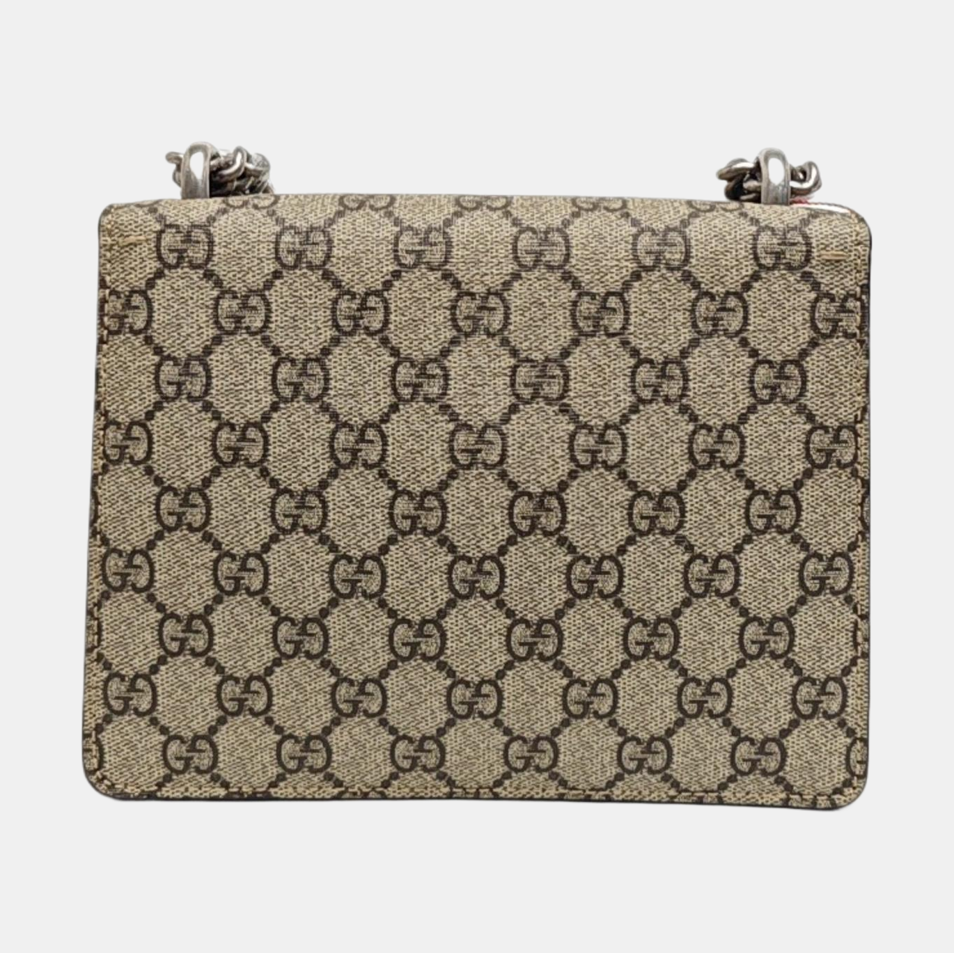 Dionysus Mini Monogram Coated Canvas Beige