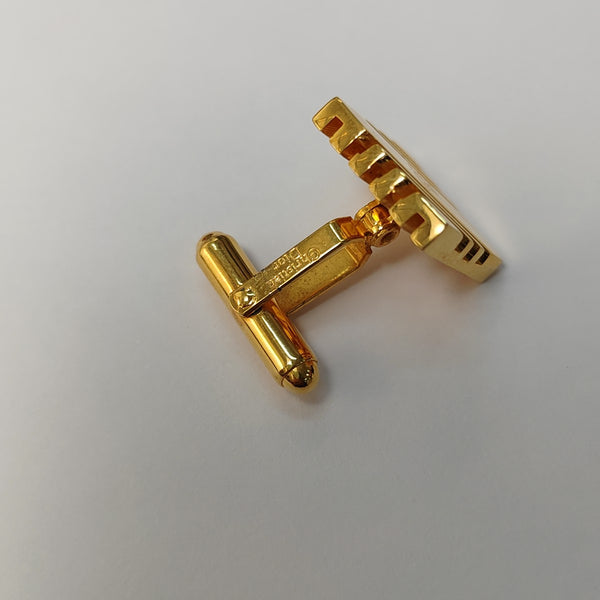 Metal Cufflink Gold