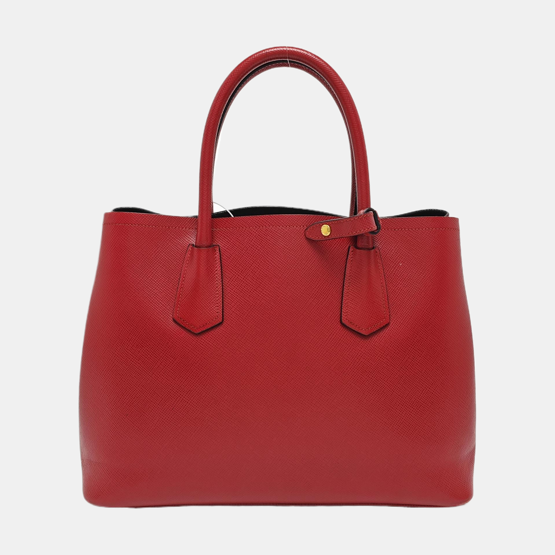 Double Medium Saffiano Calfskin Red
