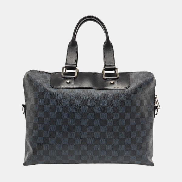 PORTE-DOCUMENTS Damier Coated Canvas Blue