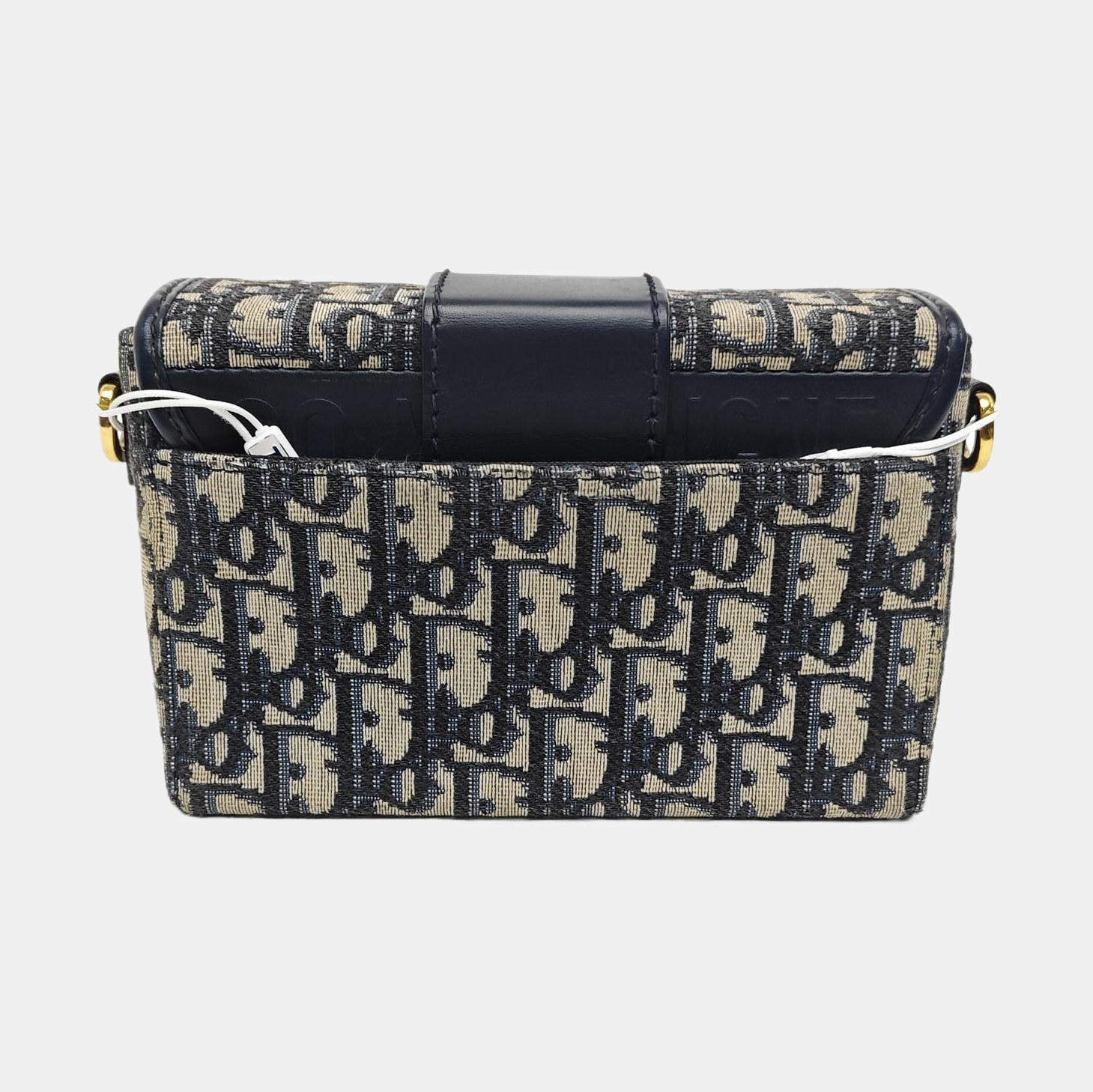 30 Montaigne Mini Oblique Canvas Blue