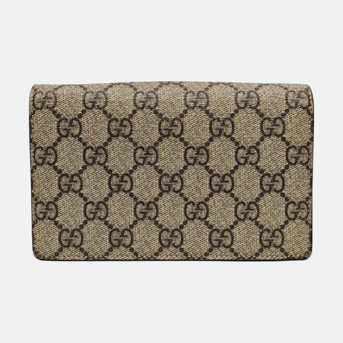 GG Supreme Mini Monogram Coated Canvas Beige
