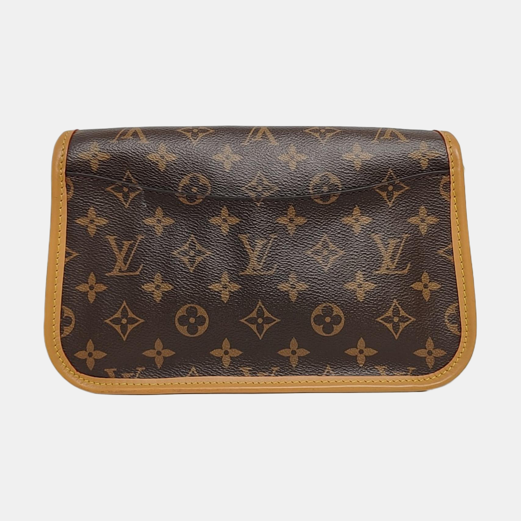 DIANE Monogram Coated Canvas Brown