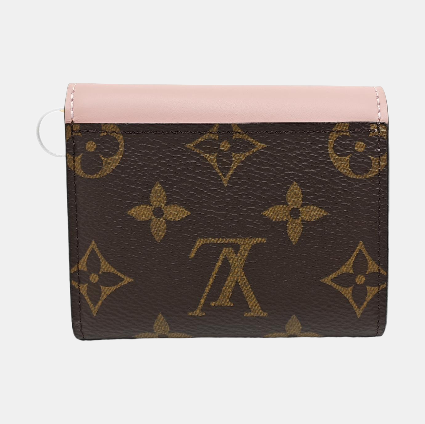 ZOE Monogram Coated Canvas Pink Wallet