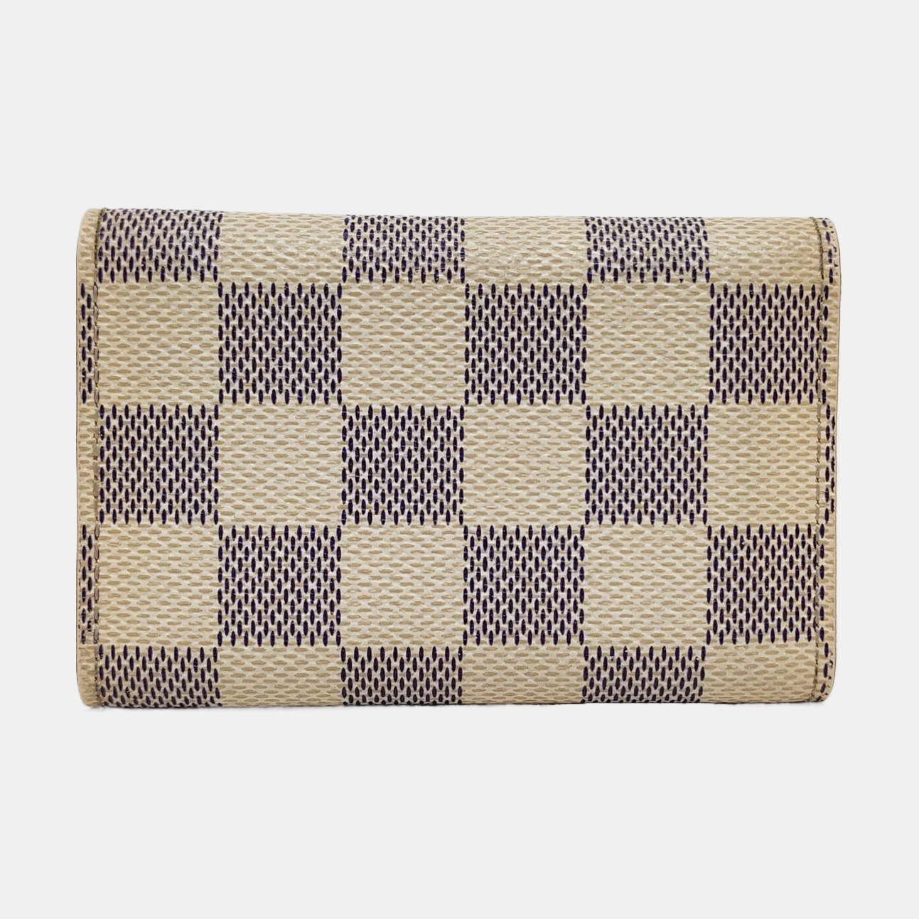 Damier Azur Coated Canvas Key Pouch White