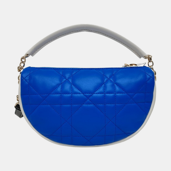 Vibe Small Cannage Lambskin Blue