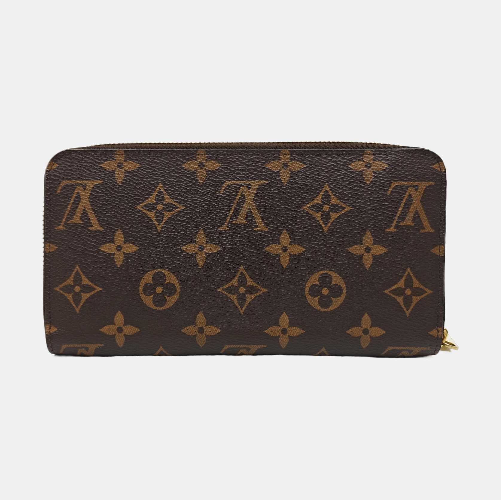ZIPPY Monogram Coated Canvas Brown Wallet