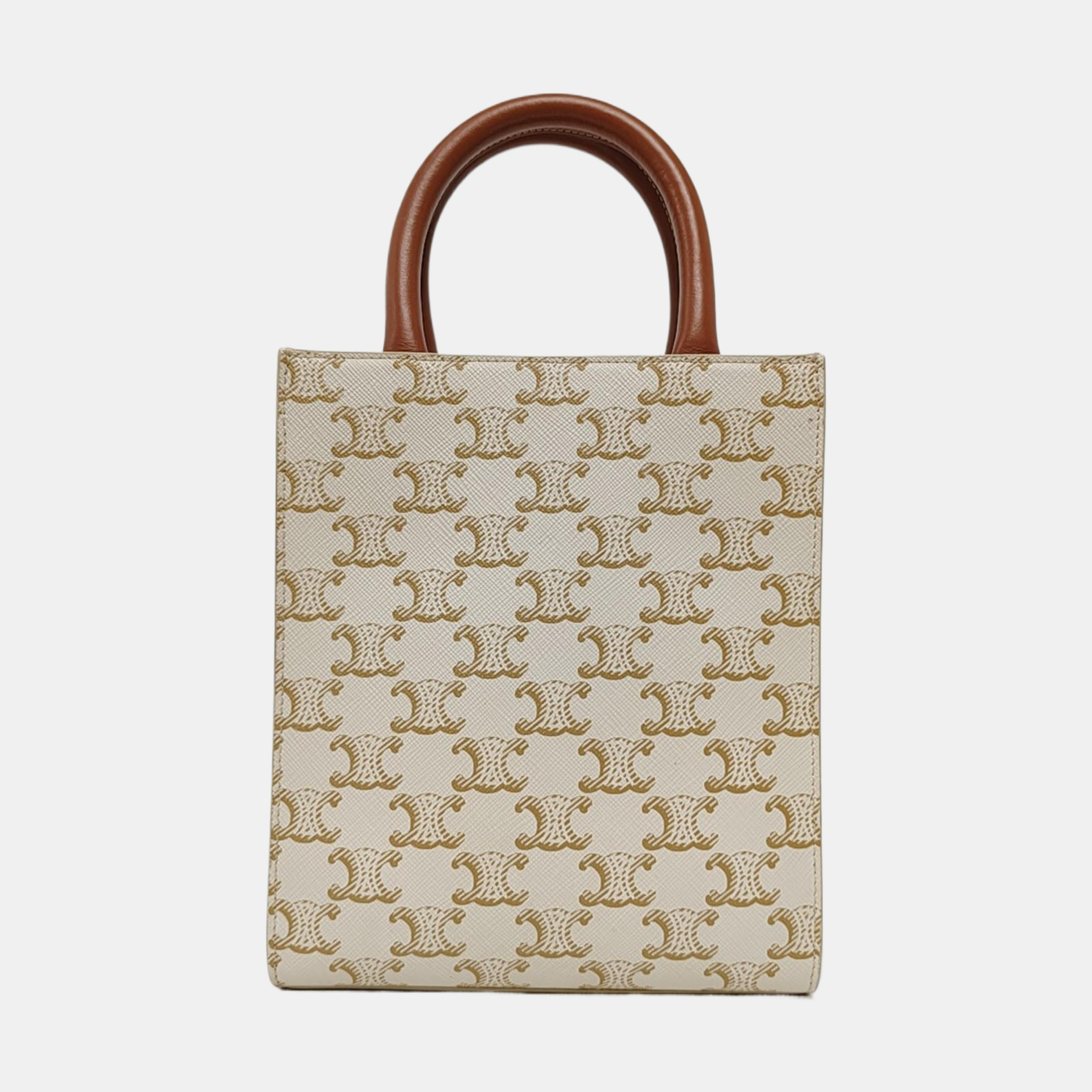 CABAS CELINE Mini Coated Canvas White