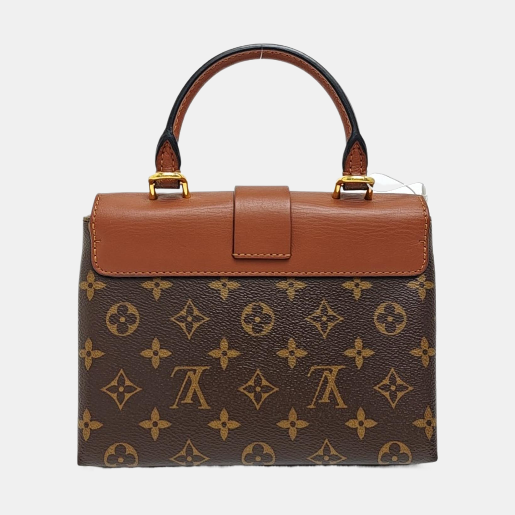 LOCKY BB Monogram Coated Canvas Brown