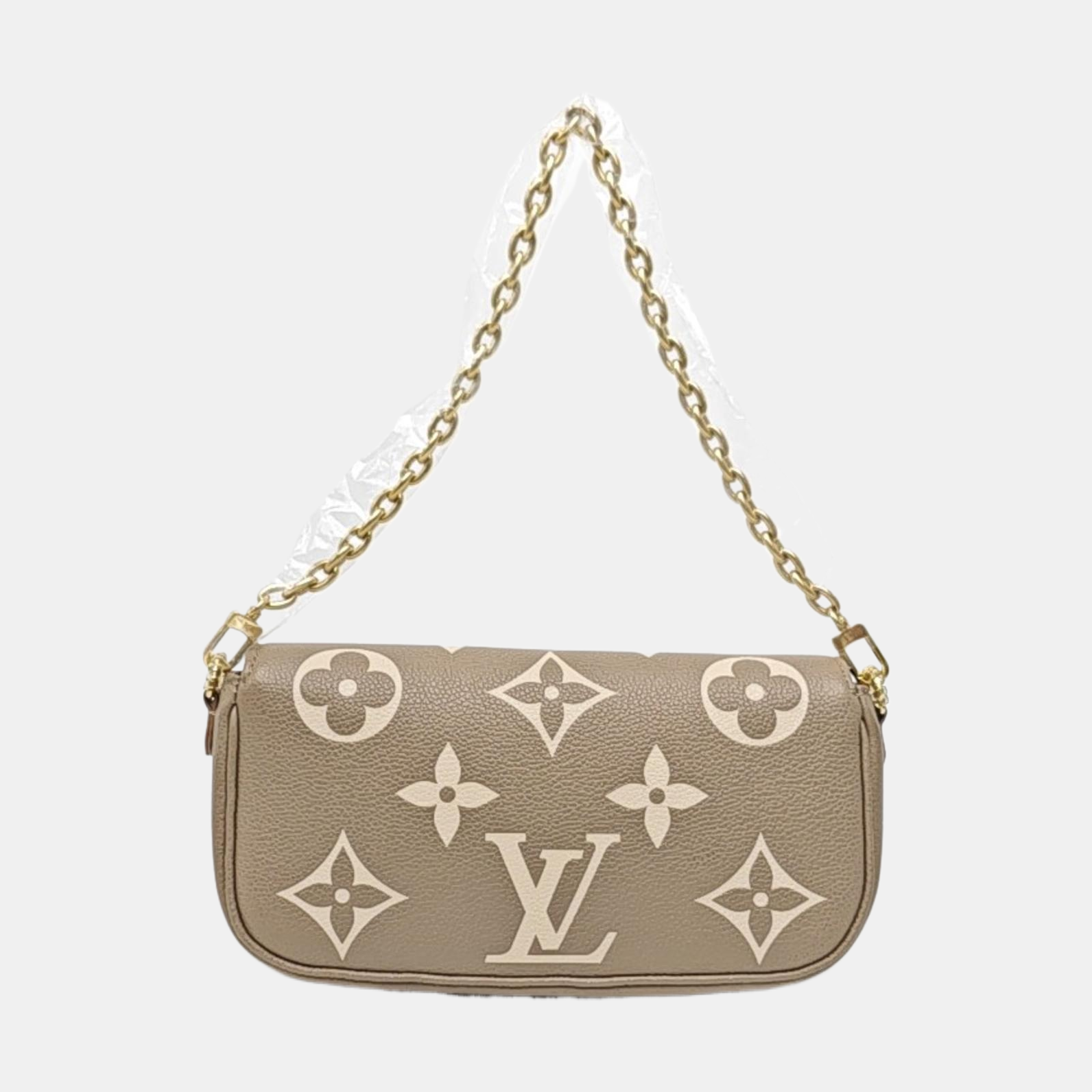 IVY Monogram Calfskin Gray