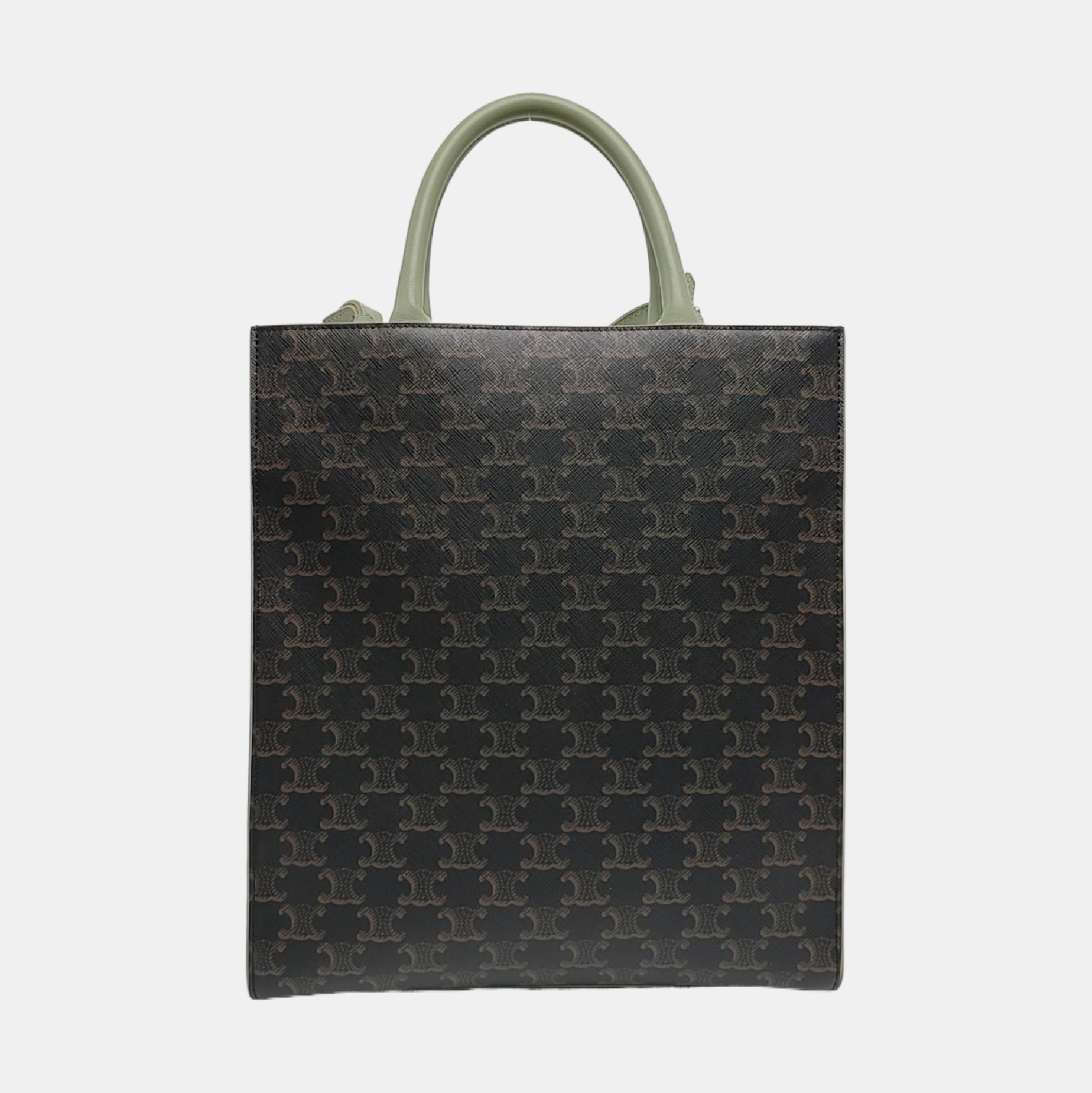 CABAS CELINE Small Coated Canvas Black